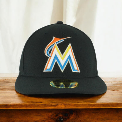 New Era Men's MLB Low Profile Authentic 5950 - Miami Marlins Home 2017
