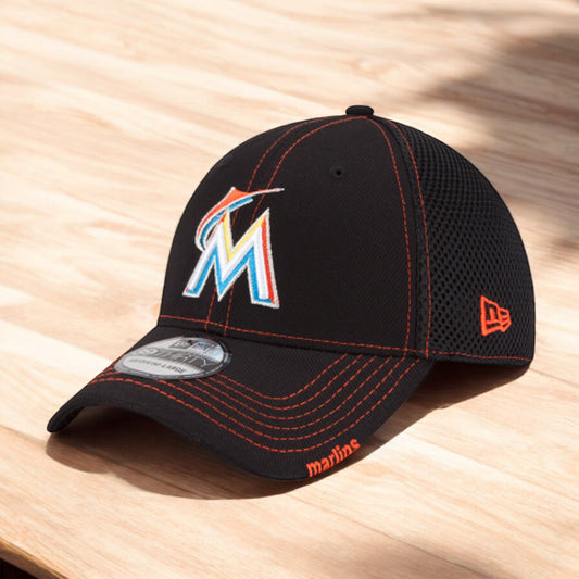 Men's New Era MLB 39Thirty Neo Flex Fit Cap - Miami Marlins