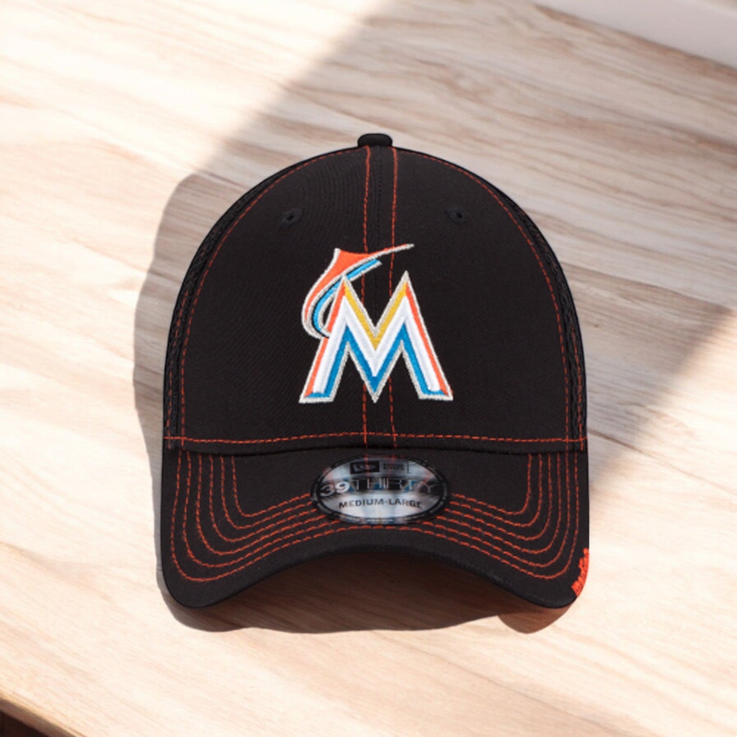Men's New Era MLB 39Thirty Neo Flex Fit Cap - Miami Marlins