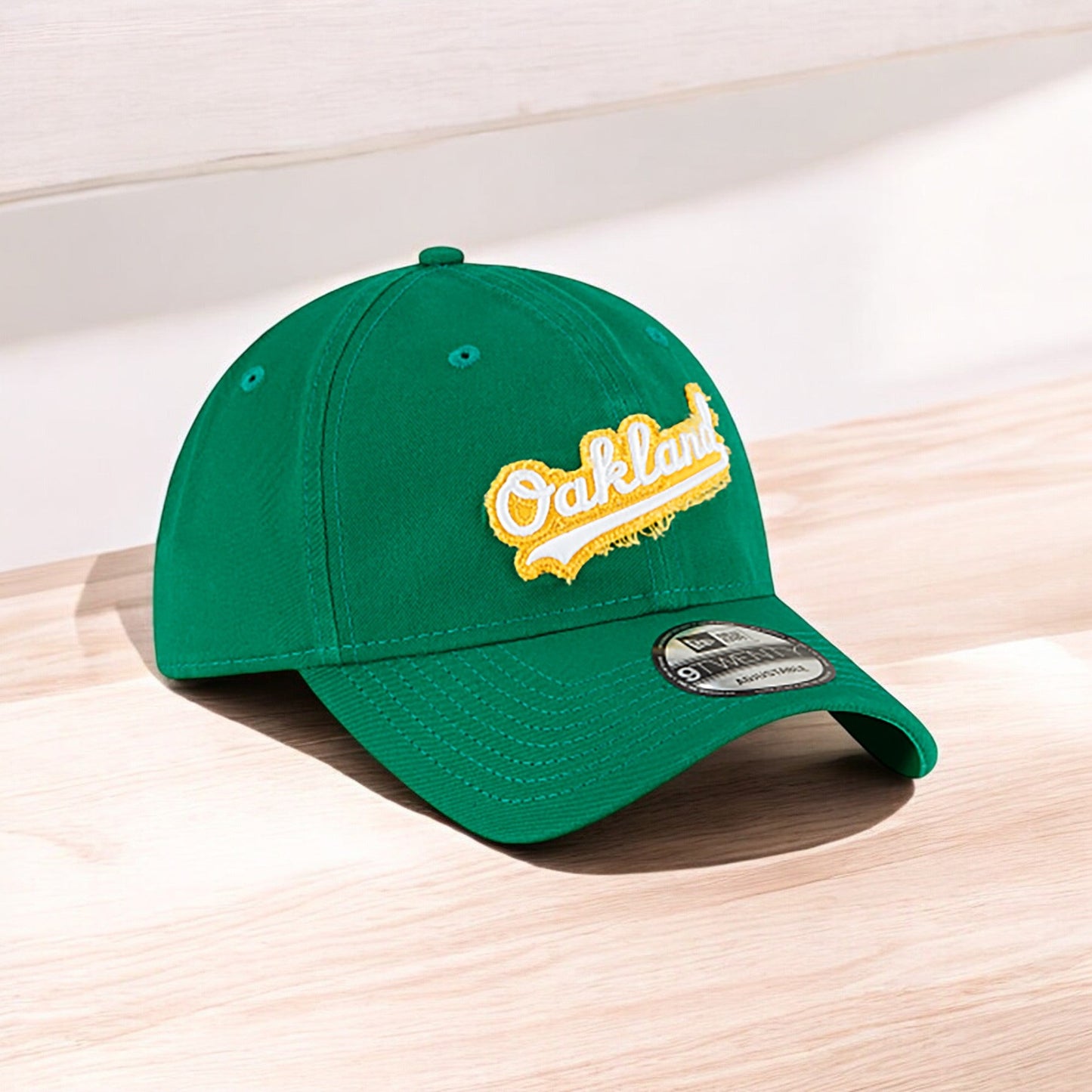 Men's New Era MLB Core Classic Distressed Patch 9Twenty - Oakland A'S