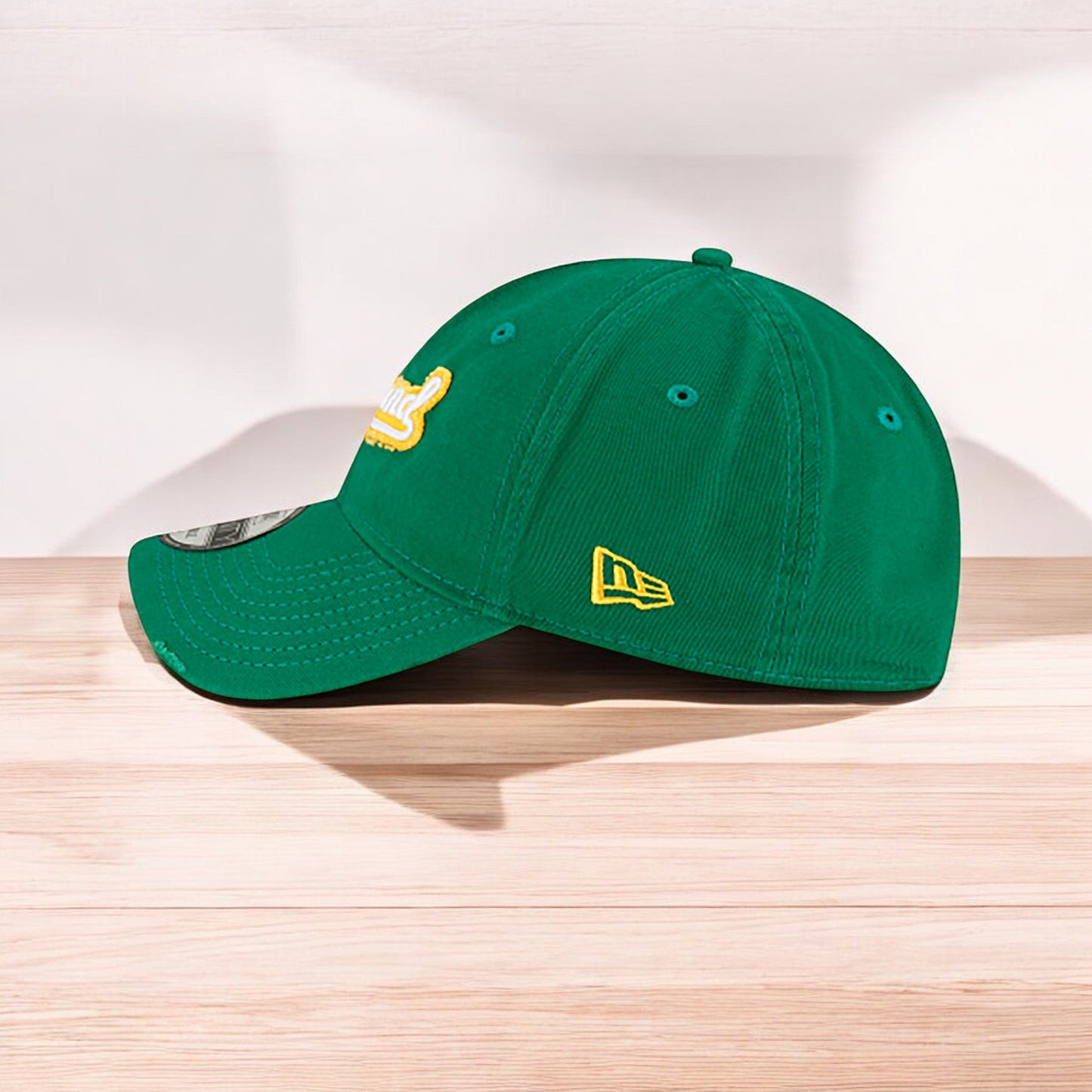 Men's New Era MLB Core Classic Distressed Patch 9Twenty - Oakland A'S