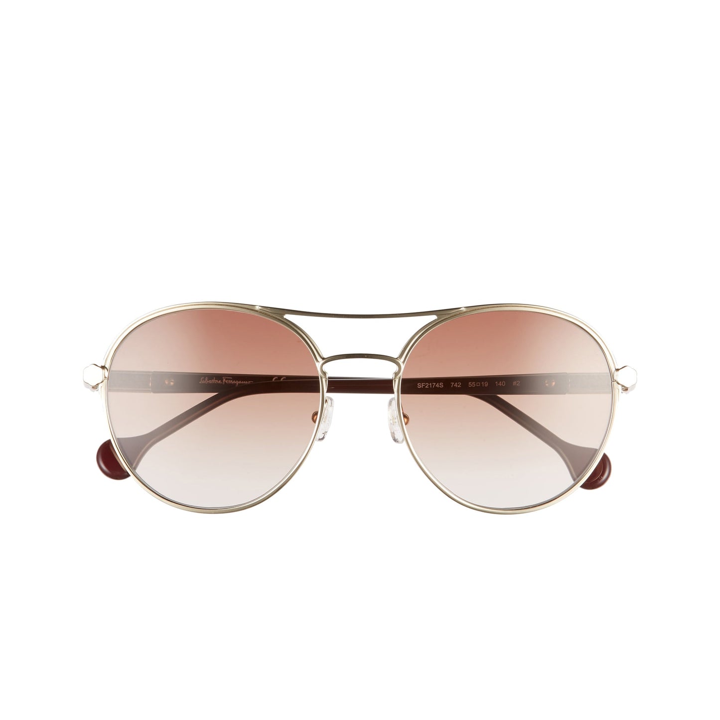 Women's Salvatore Ferragamo Round Sunglasses