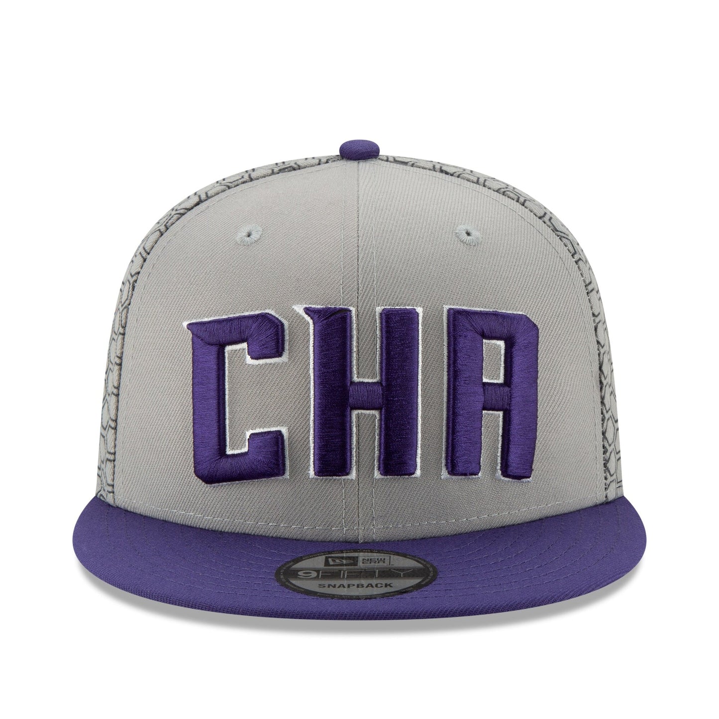 Men's New Era Charlotte Hornets - Grey/Purple City Series 950 Snapback