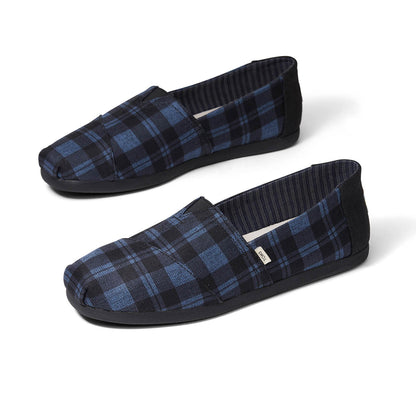 Navy Twill Check-