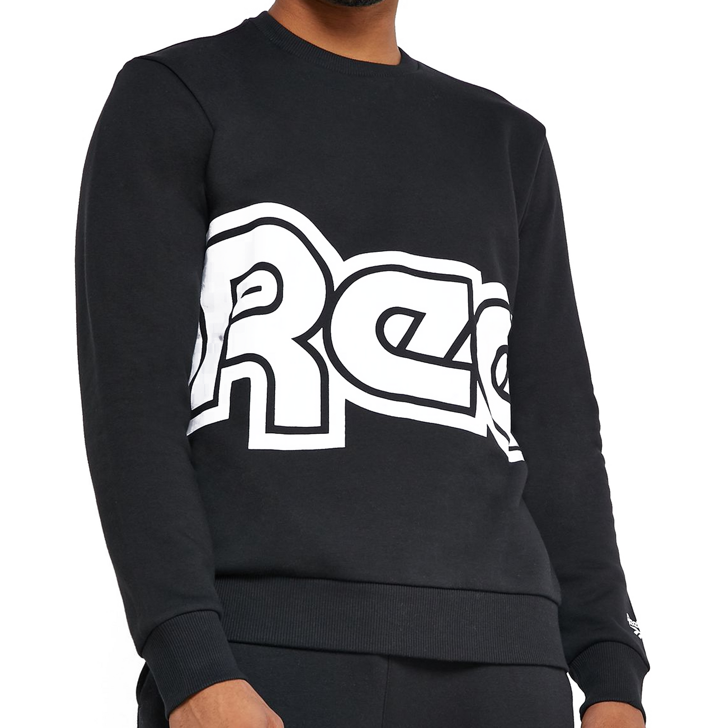 Reebok Men's Classics International Red Button Sweatshirt Sweaters