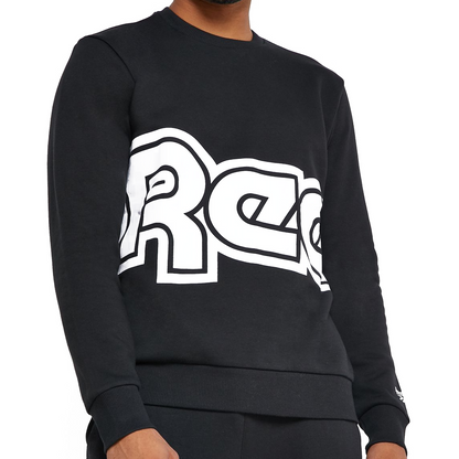 Reebok Men's Classics International Red Button Sweatshirt Sweaters