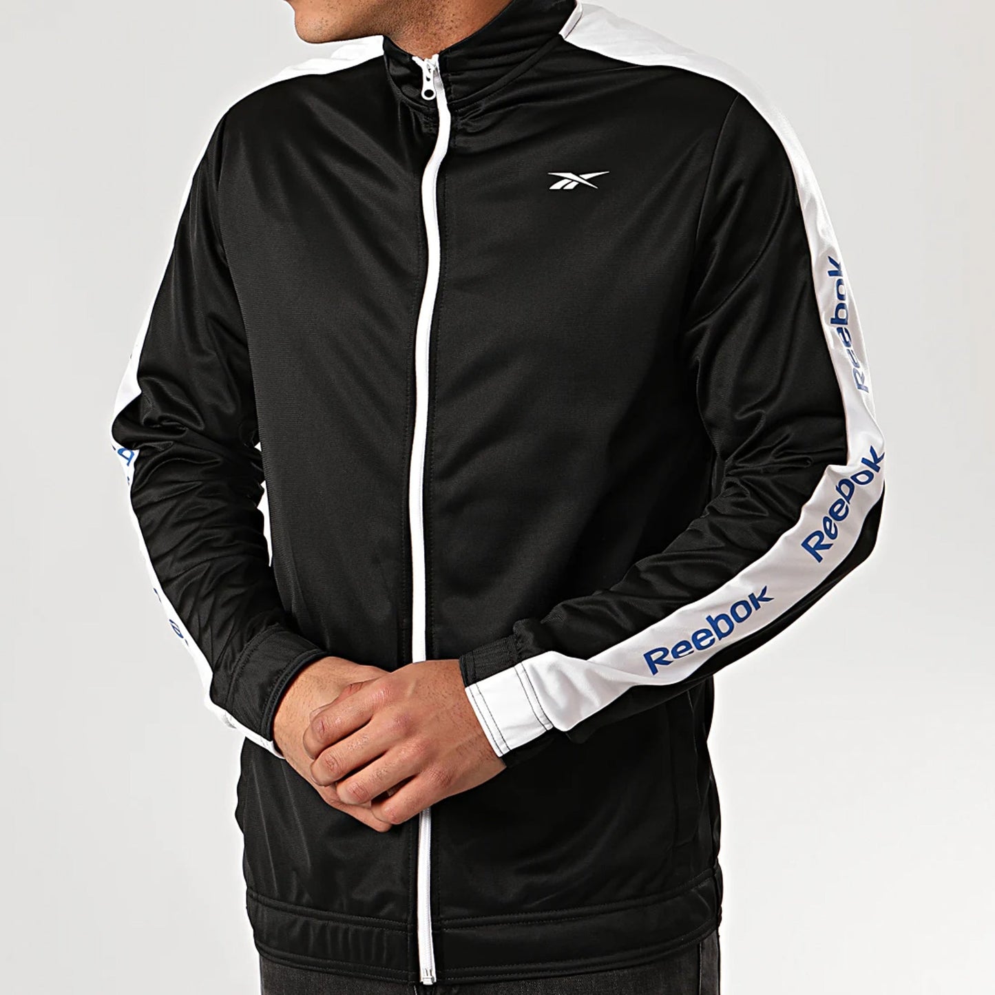 Reebok Men's Training Essentials Linear Logo Track Jacket