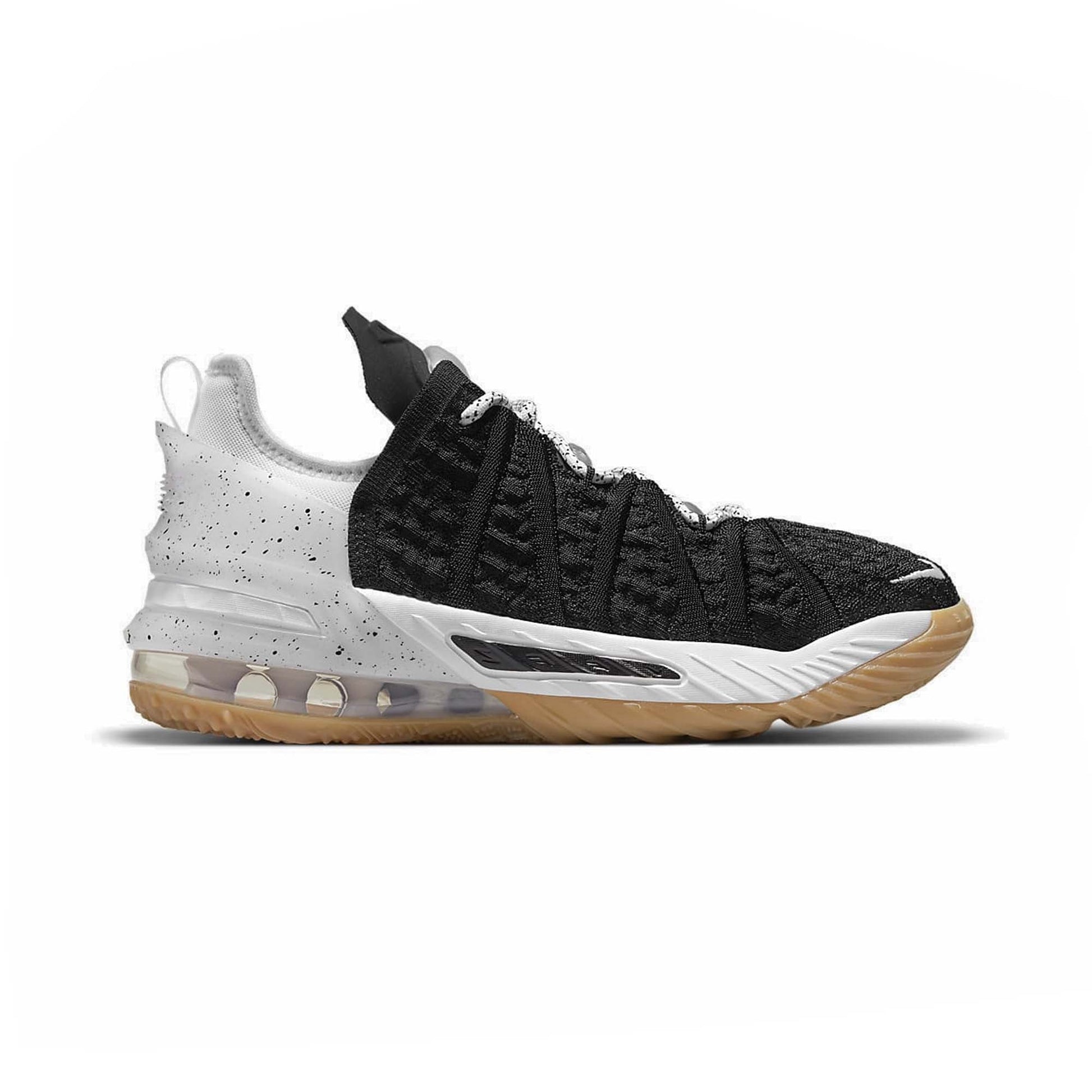 Black/White-Gum Med Brown-
