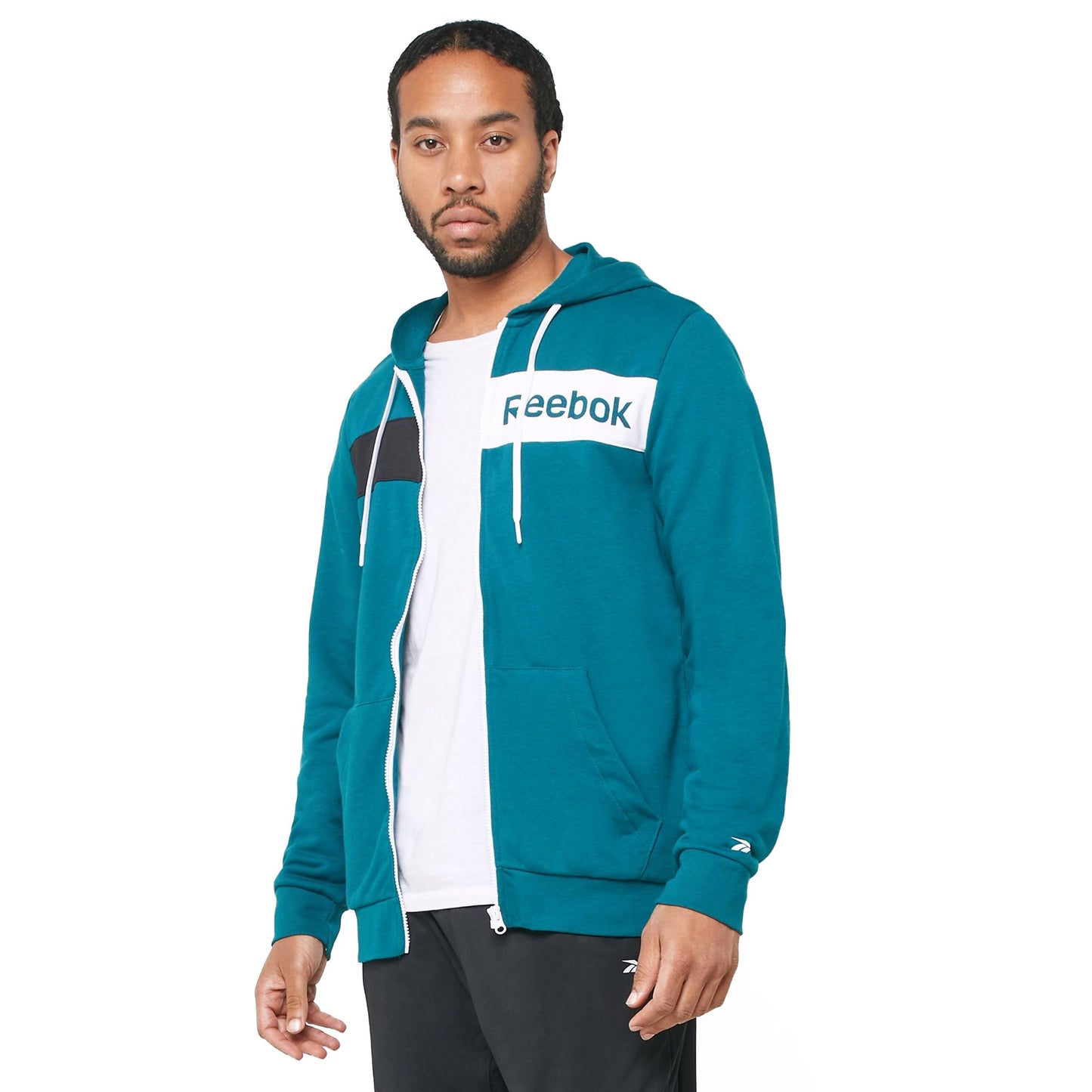 Reebok Men's Training Essentials Linear Logo Hoodie