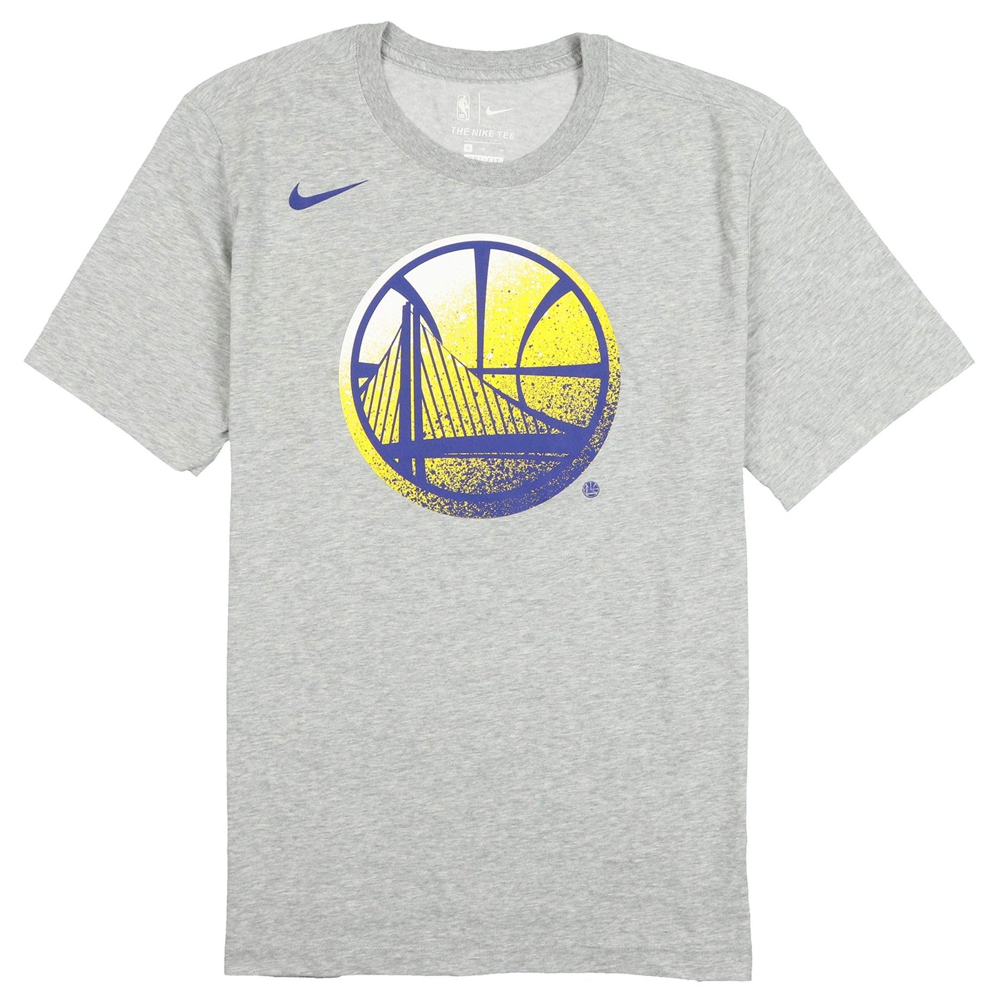 Nike Men's NBA Golden State Warriors Mezzo Print Logo T-Shirt