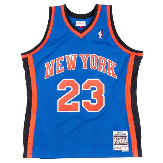 Men's Mitchell & Ness NBA Swingman Jersey New York Knicks 98-99 Marcus Camby