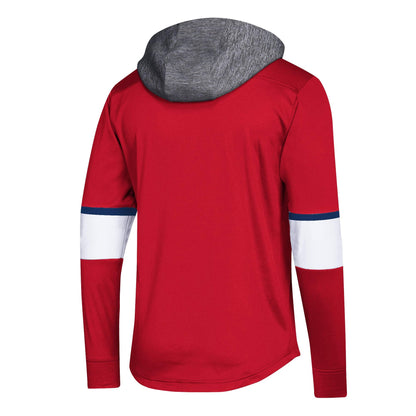 adidas Men's NHL Washington Capitals Platinum Jersey Hoodie