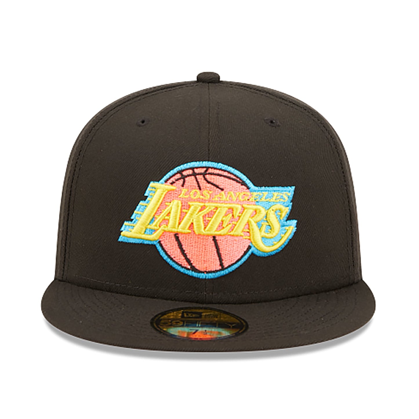 New Era Men's NBA 5950 Pink Glow Fitted Lakers