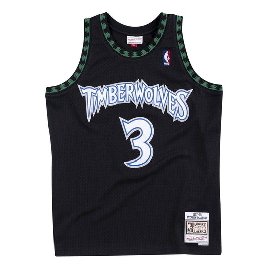 Mitchell & Ness Men's NBA Swingman Jersey Minnesota Timberwolves 97 Marbury