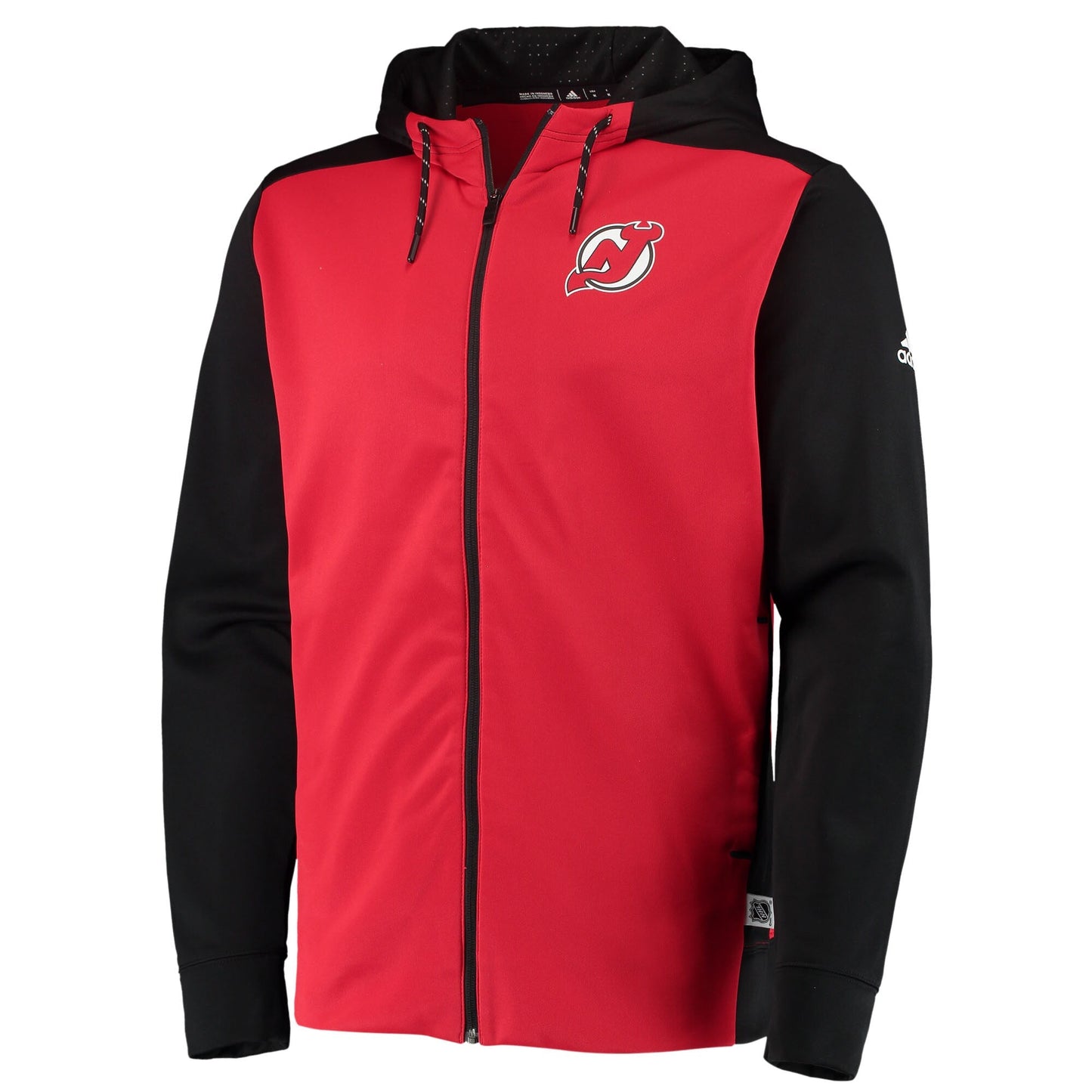 adidas Men's NHL New Jersey Devils Full Zip Hoodie