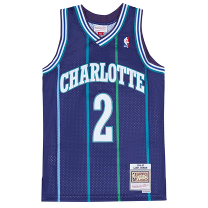 Mitchell & Ness Men's NBA Swingman Alt Jersey Charlotte Hornets 94 Larry Johnson