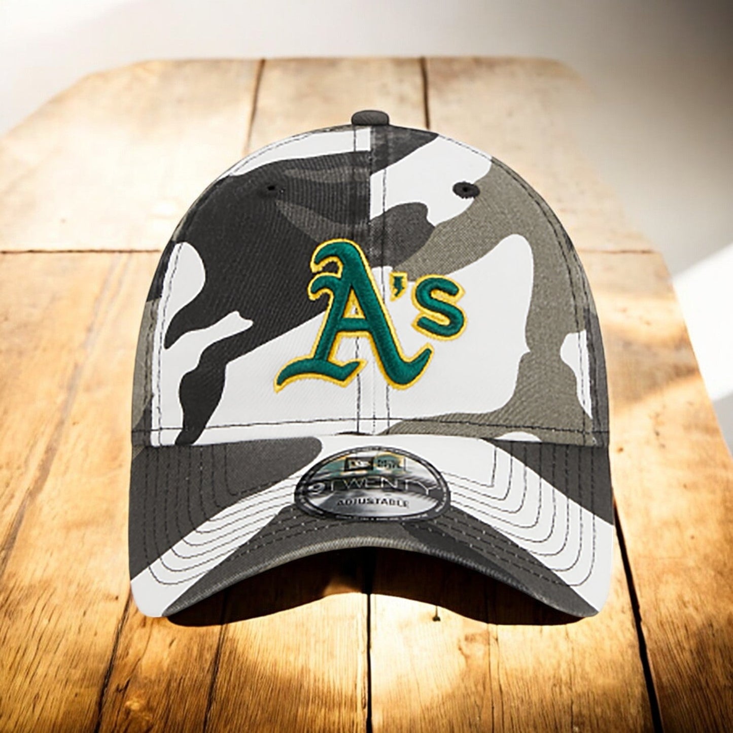 Men's New Era MLB 920 Camo Adjustable - Oakland Athletics