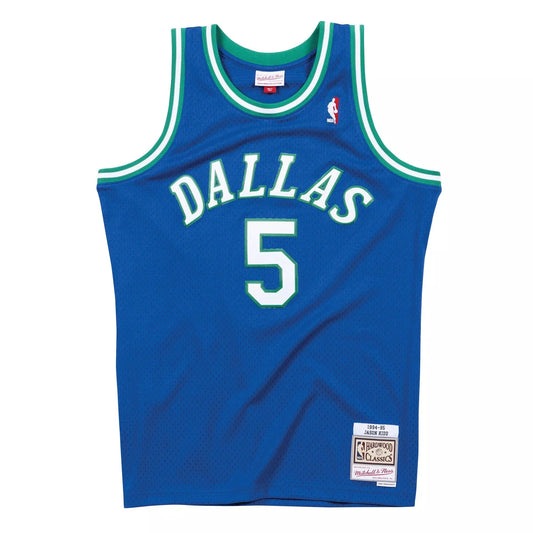 Men's Mitchell & Ness NBA Swingman Road Jersey Dallas Mavericks 94 Jason Kidd
