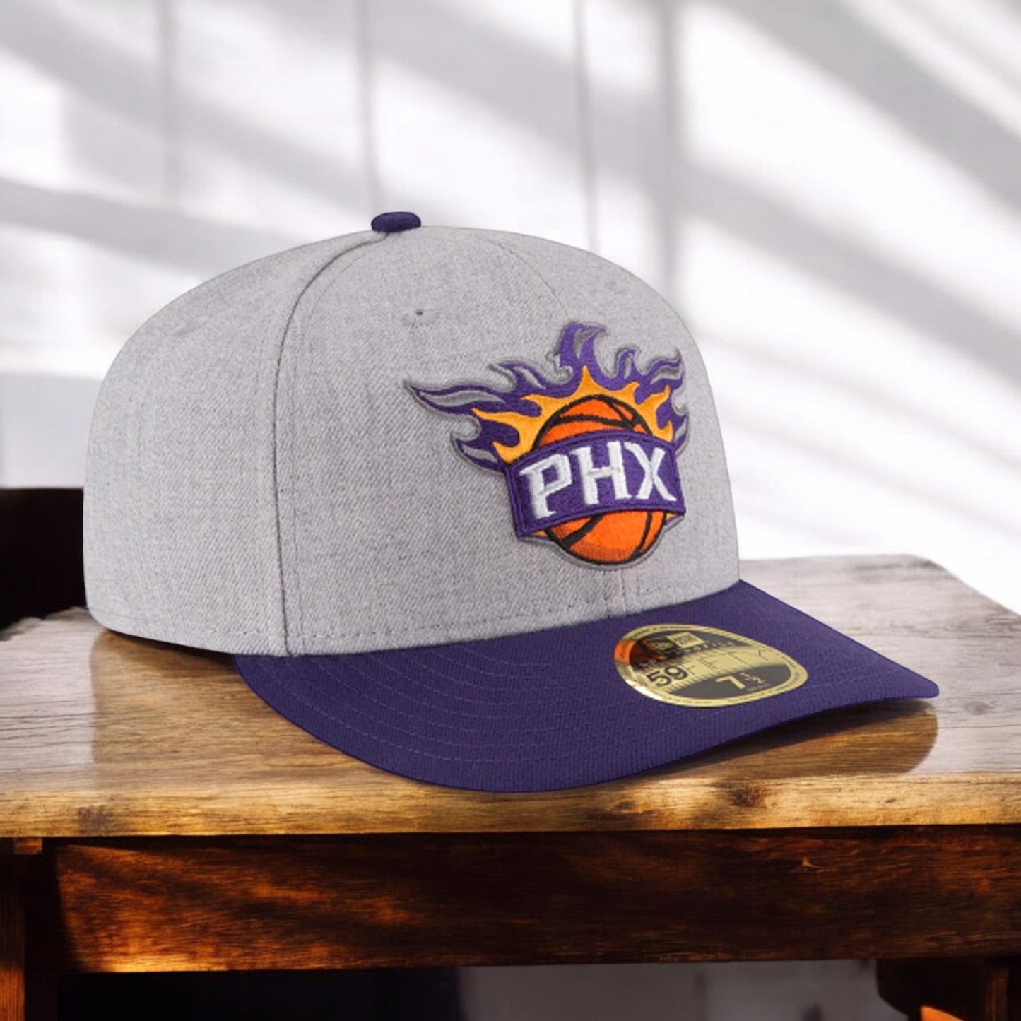 New Era Men's NBA Low Profile Authentic 59Fifty Suns