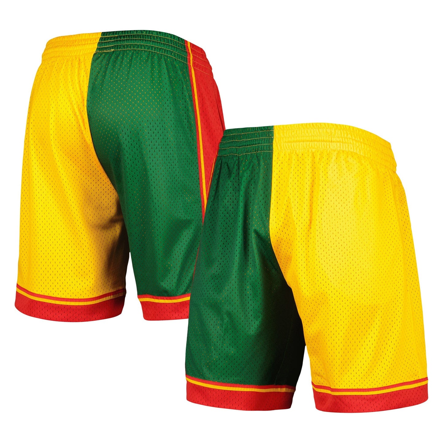 Mitchell & Ness NBA Split Swingman Shorts Seattle Supersonics 1995