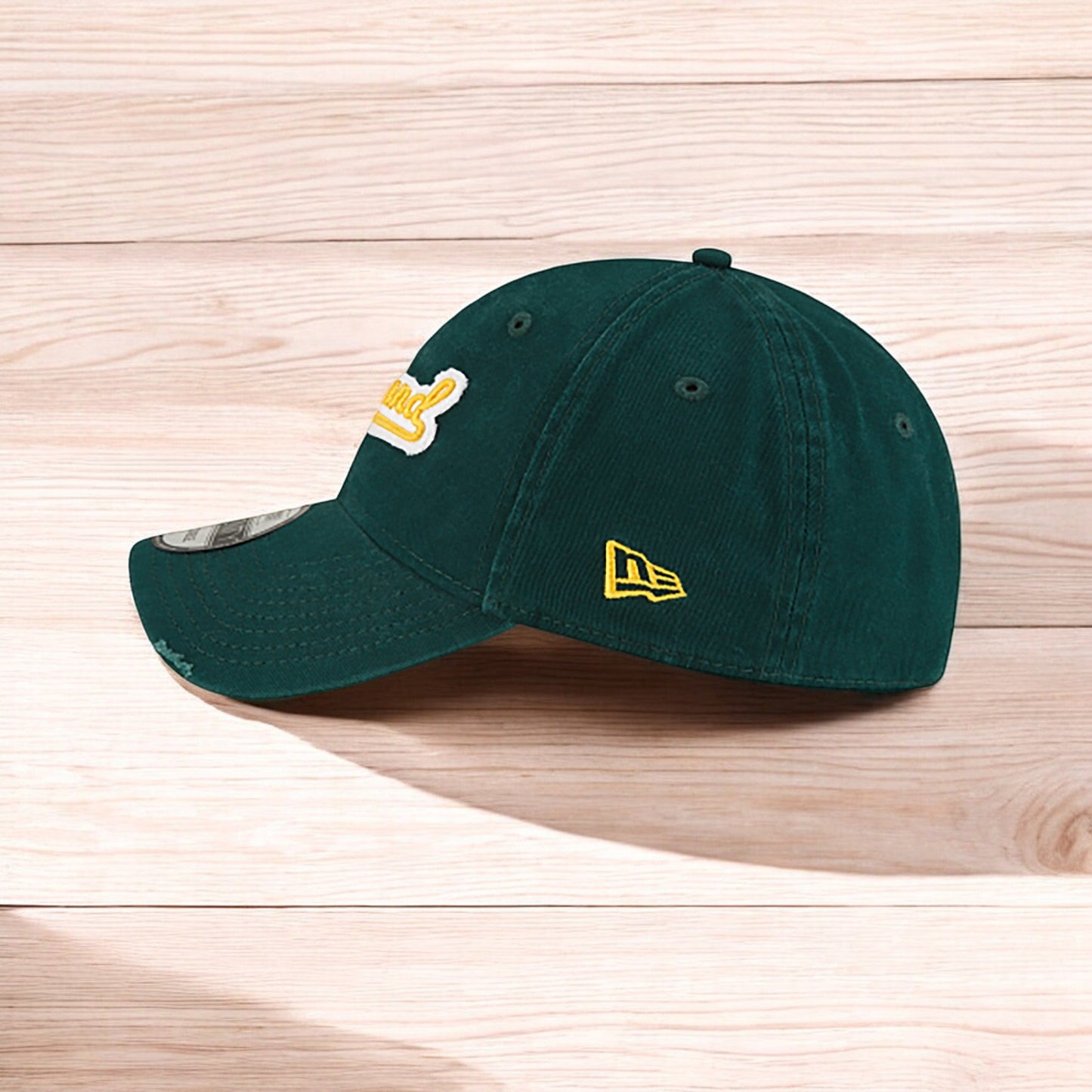 Men's New Era MLB Core Classic Distressed Patch 9Twenty - Oakland A'S