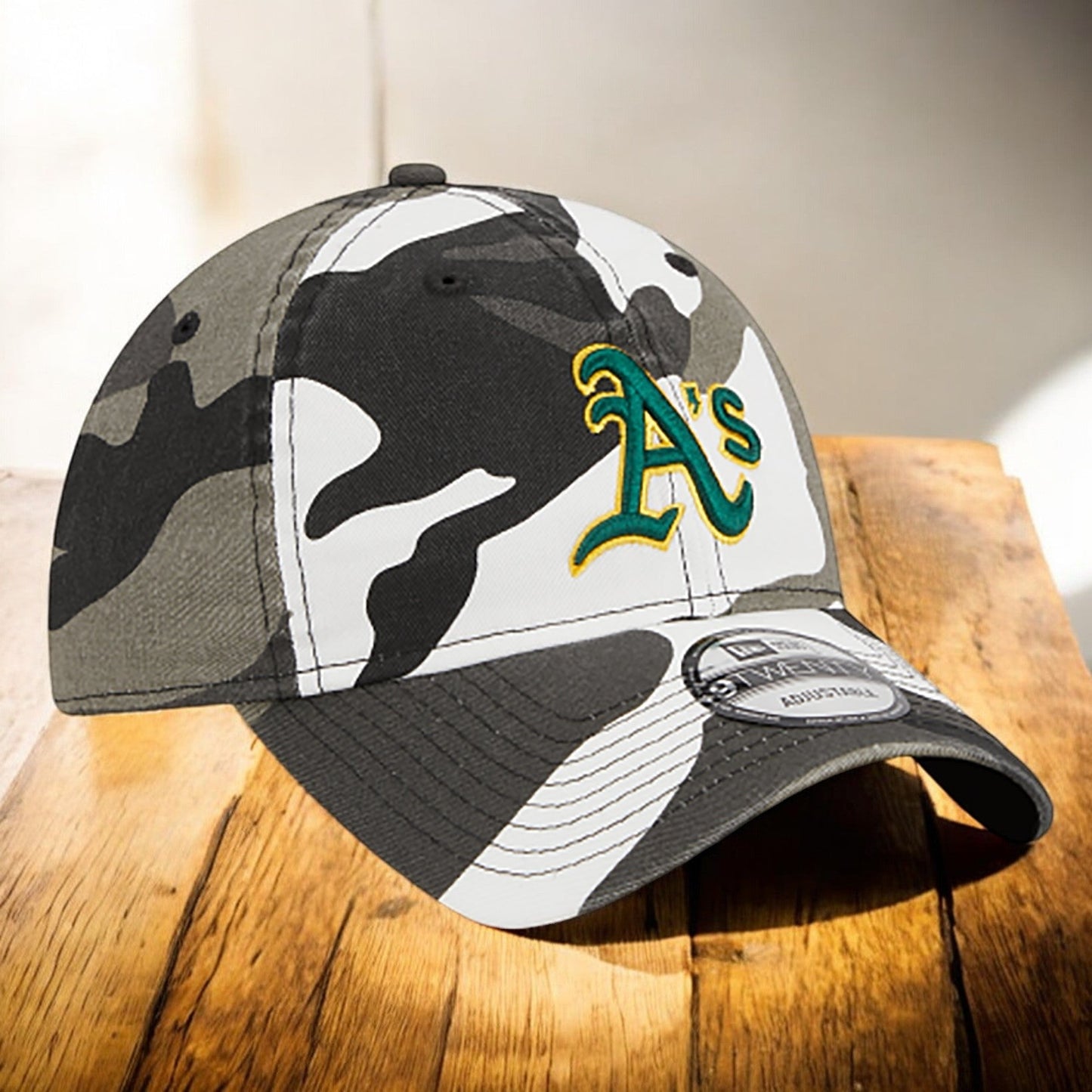 Men's New Era MLB 920 Camo Adjustable - Oakland Athletics