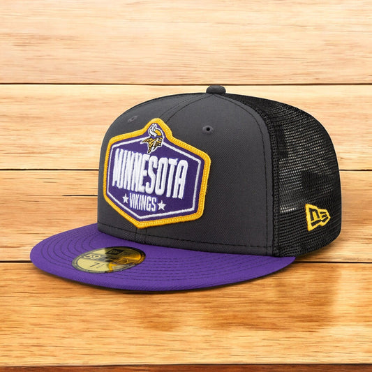 Men's New Era NFL 2021 Draft 59Fifty Fitted - Minnesota Vikings