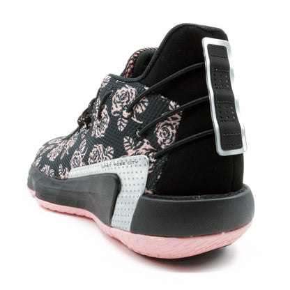 adidas Men's Dame 7 Sneakers - Black, Pink, Silver