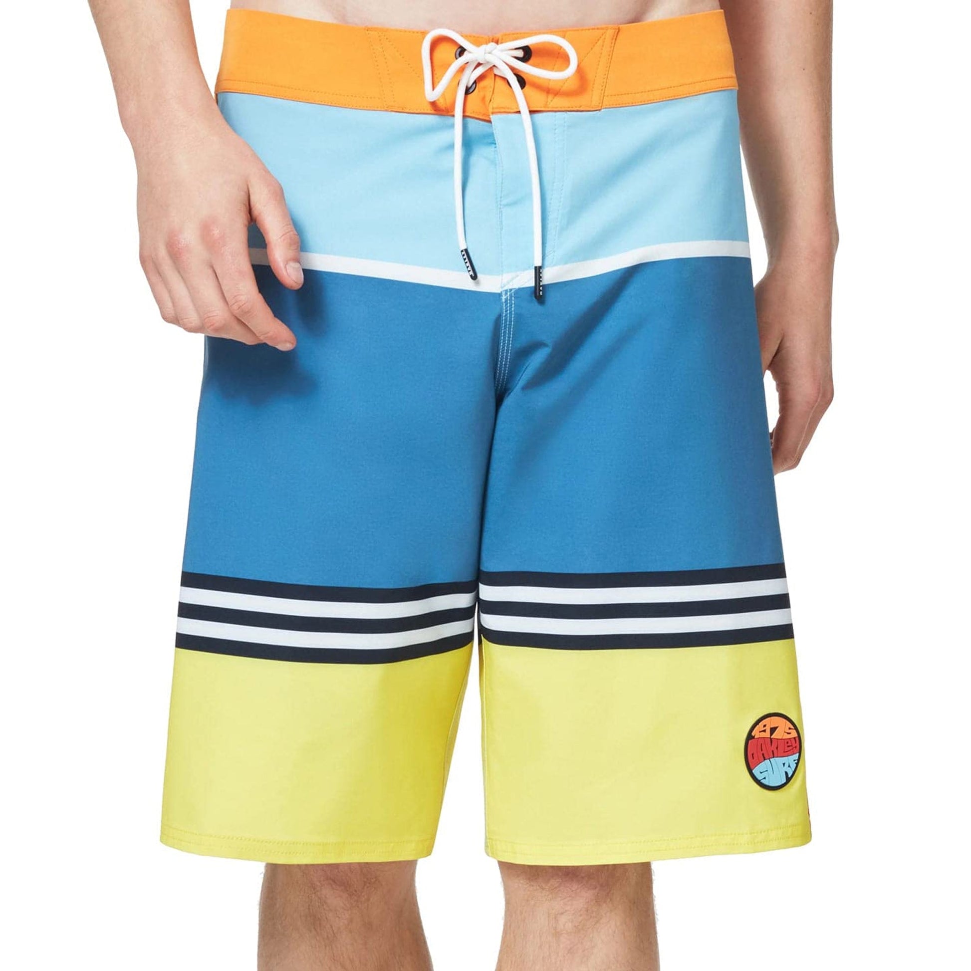 Blue Yellow Color Block-