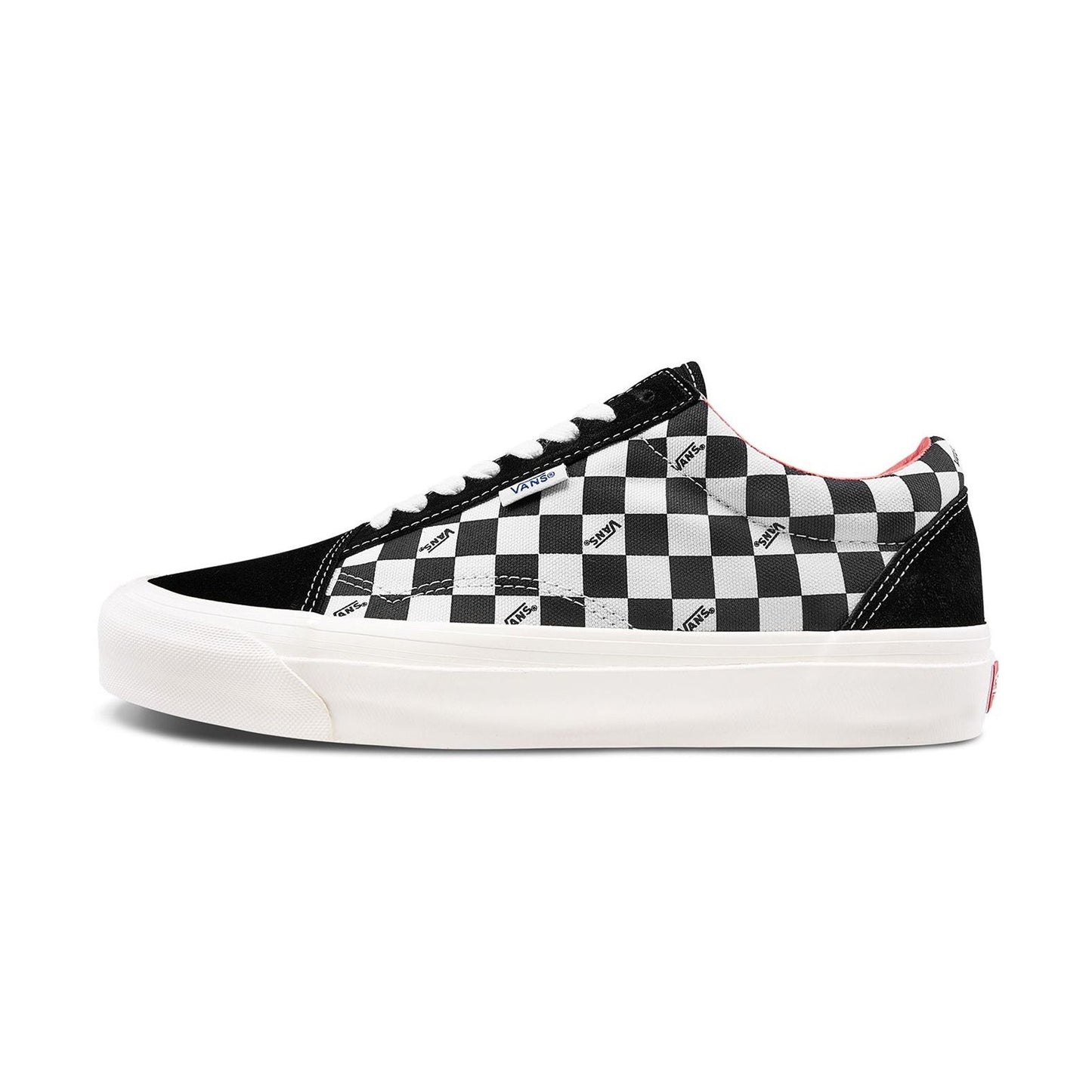 (Suede/Canvas) Checkerboard Black/Marshmellow-