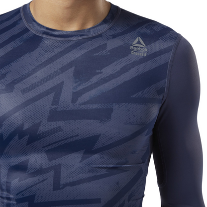 Reebok Men's Crossfit Long Sleeve Compression Tee