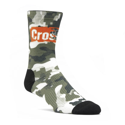 Reebok Men's Crossfit Printed Crew Sock