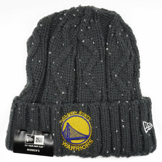 Women's New Era NBA Golden State Warriors Cable Frosted