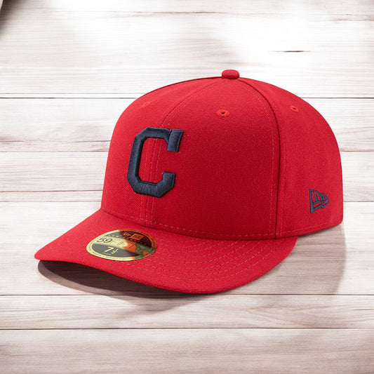 New Era Men's MLB Low Profile Authentic 5950 Indians