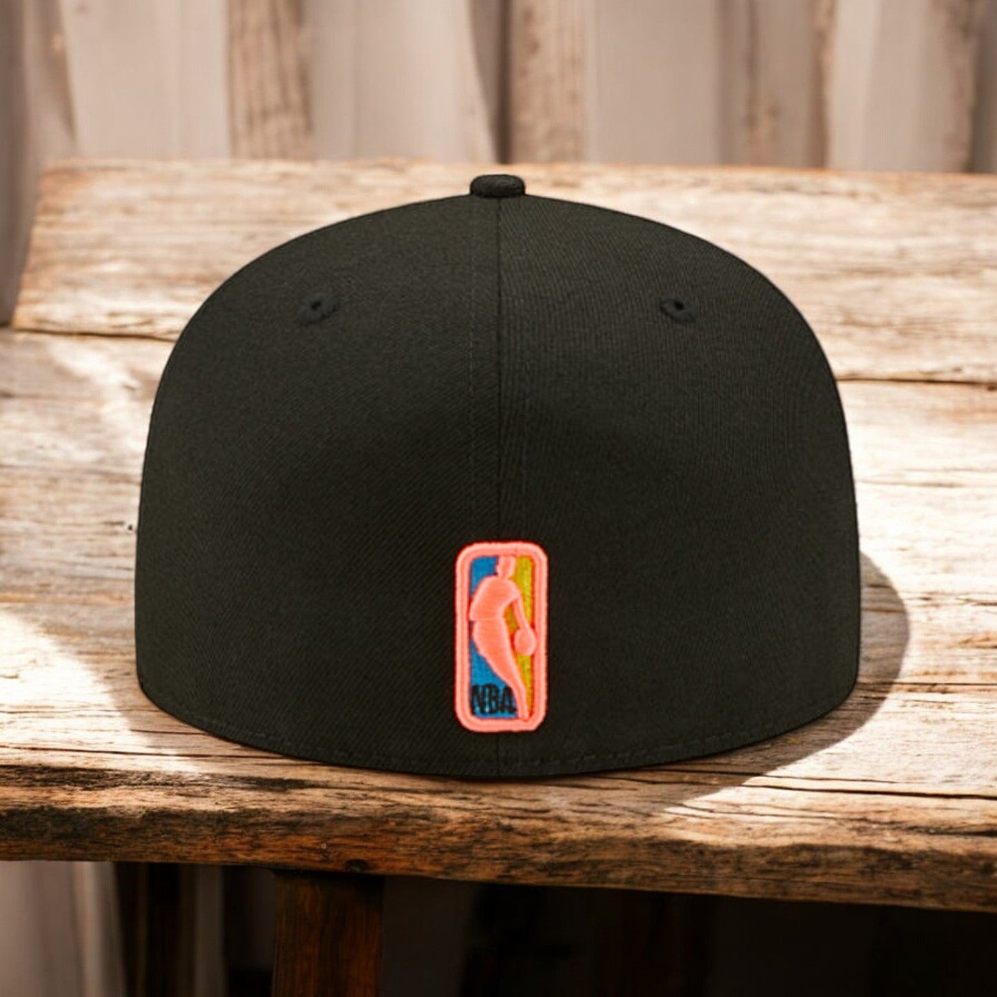 New Era Men's NBA 5950 Pink Glow Fitted Hats