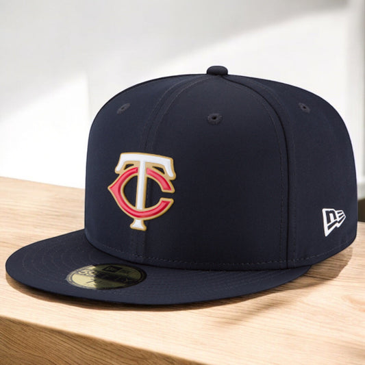 New Era Men's MLB 59Fifty Authentic Bp Fitted Twins