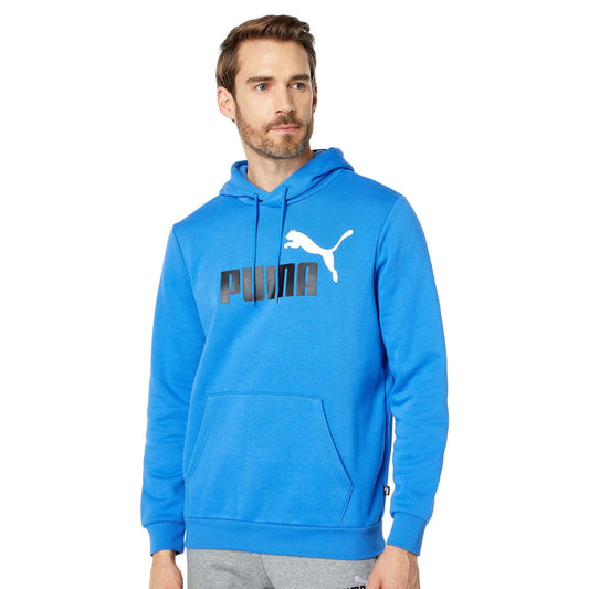 Puma Men's Essential+ Big Logo Hoodie Fleece Sweaters