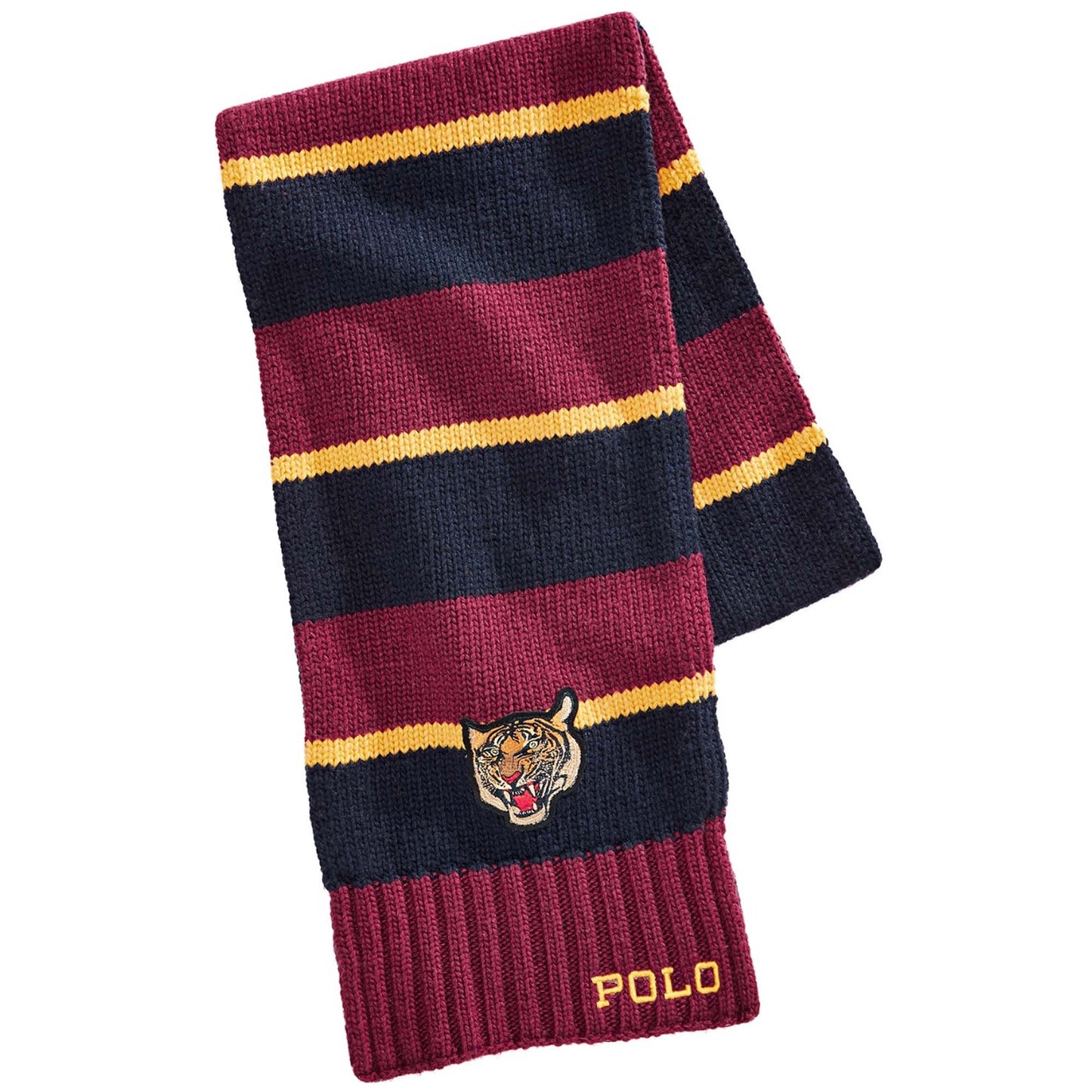 Polo Ralph Lauren Men's Rugby Stripe Tiger Scarf Polos