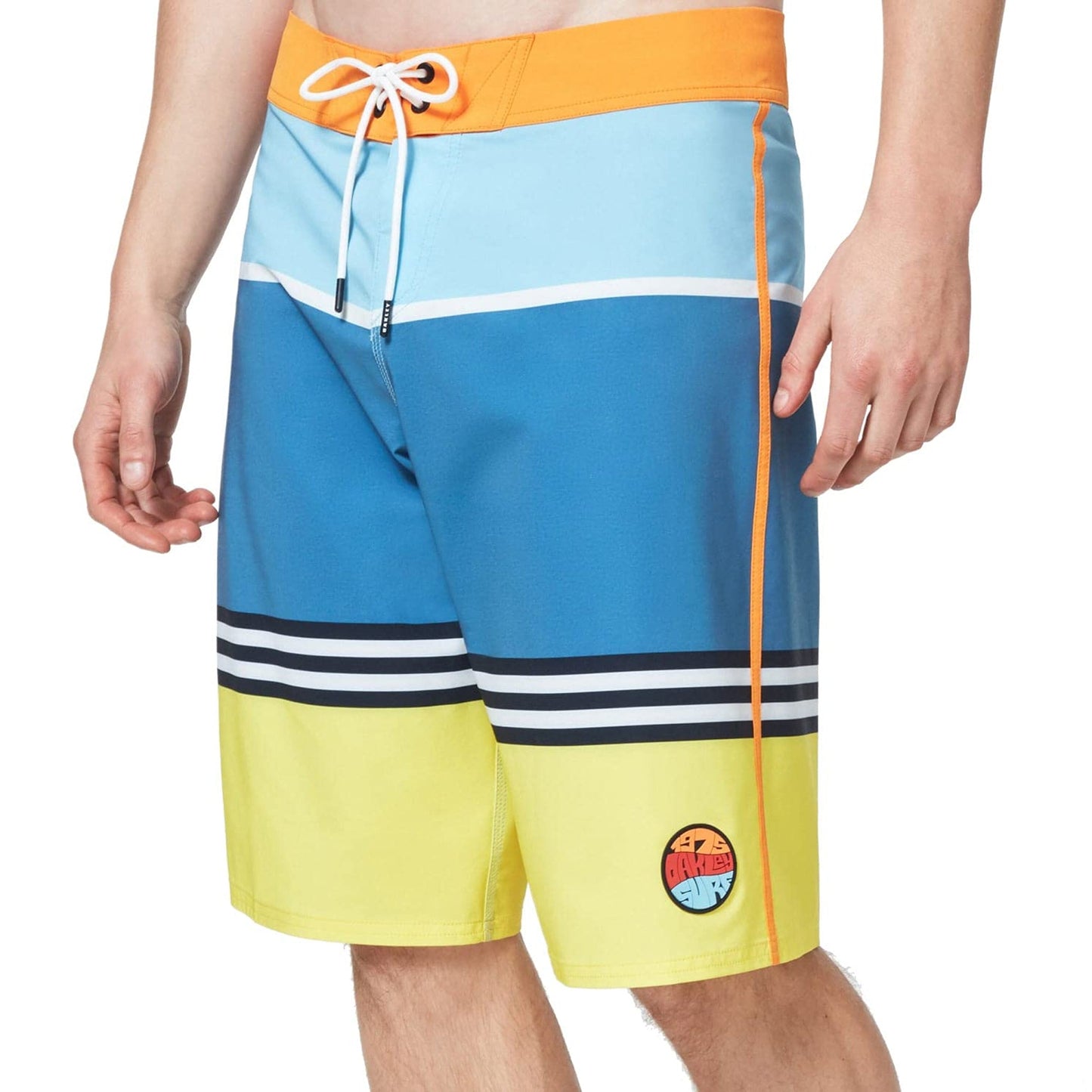 Blue Yellow Color Block-