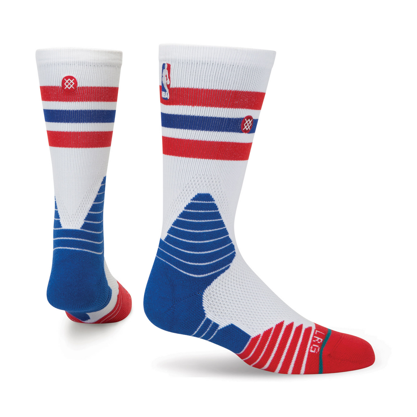 Stance Men's NBA Thin Stripe Crew Socks