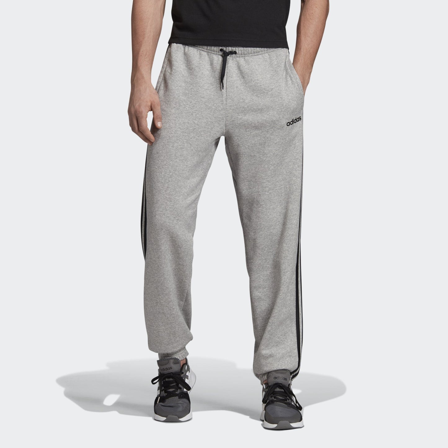 Men's adidas Essentials 3 Stripes Fleece Pants