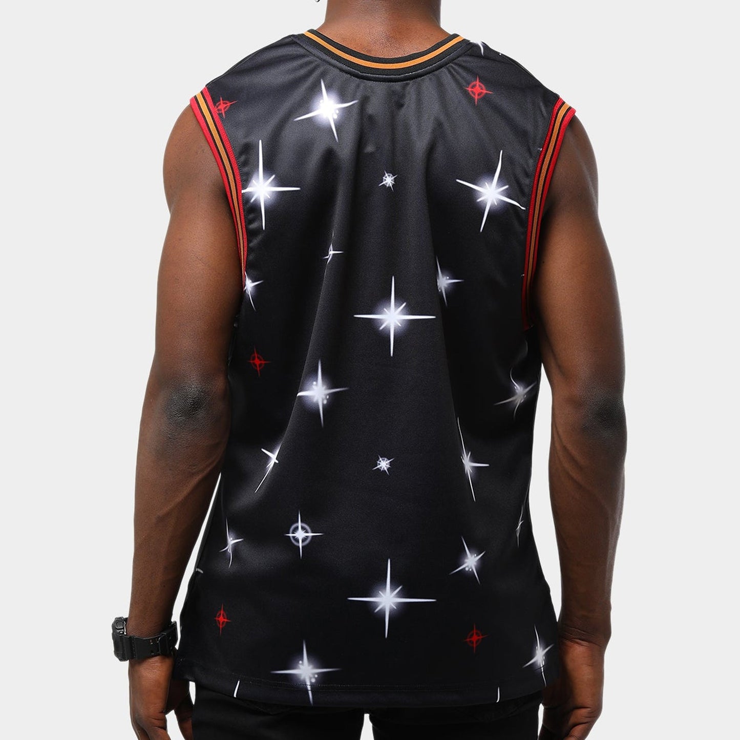 Mitchell & Ness Men's NBA Airbrush Knit Jersey Philadelphia 76Ers