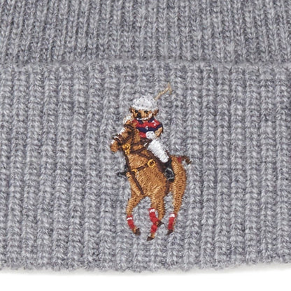 Polo Ralph Lauren Men's Recycled Riding Bear Beanie Hats