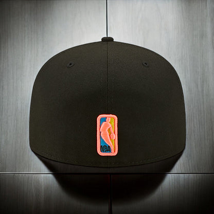 New Era Men's NBA 5950 Pink Glow Fitted Bulls