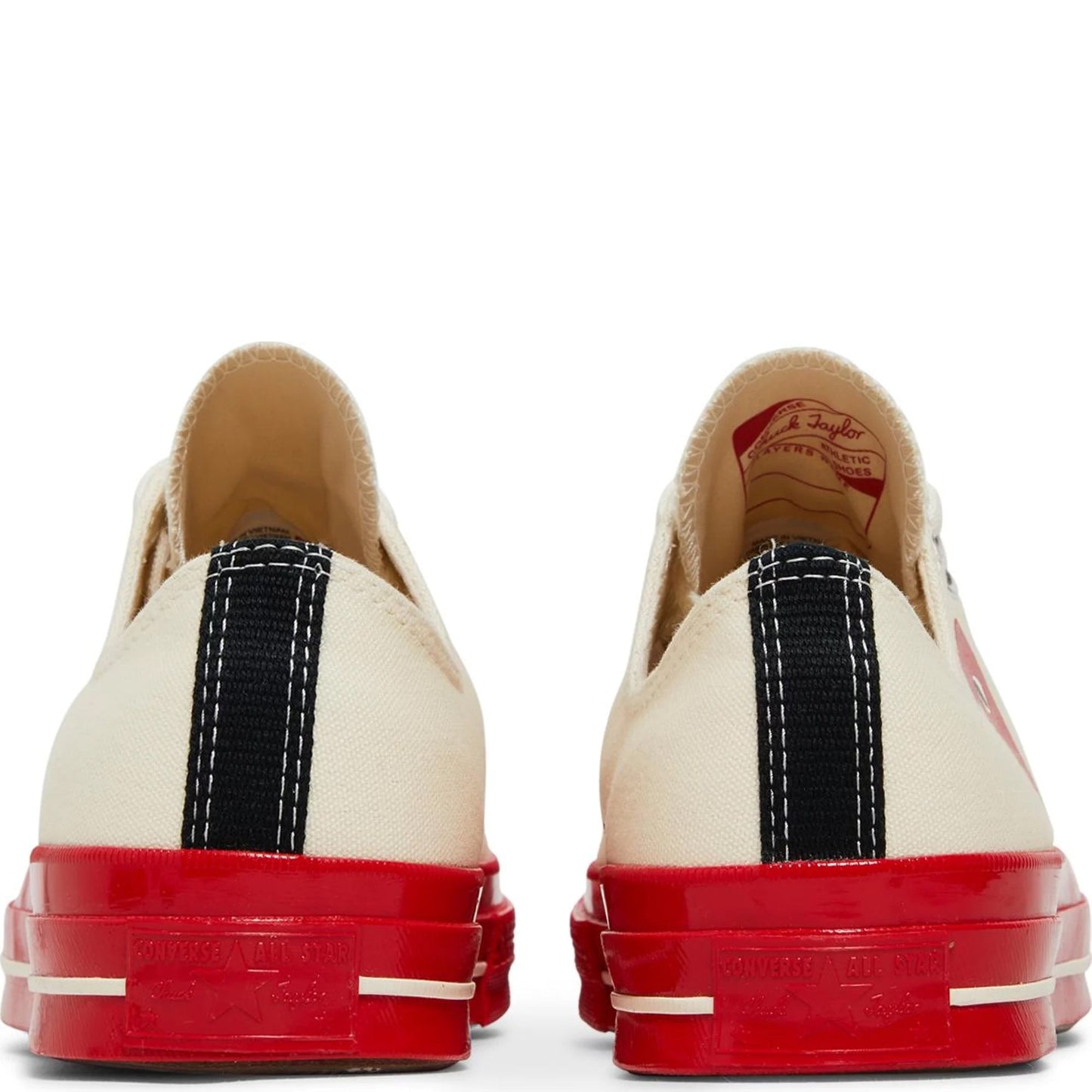 Off White/Red-