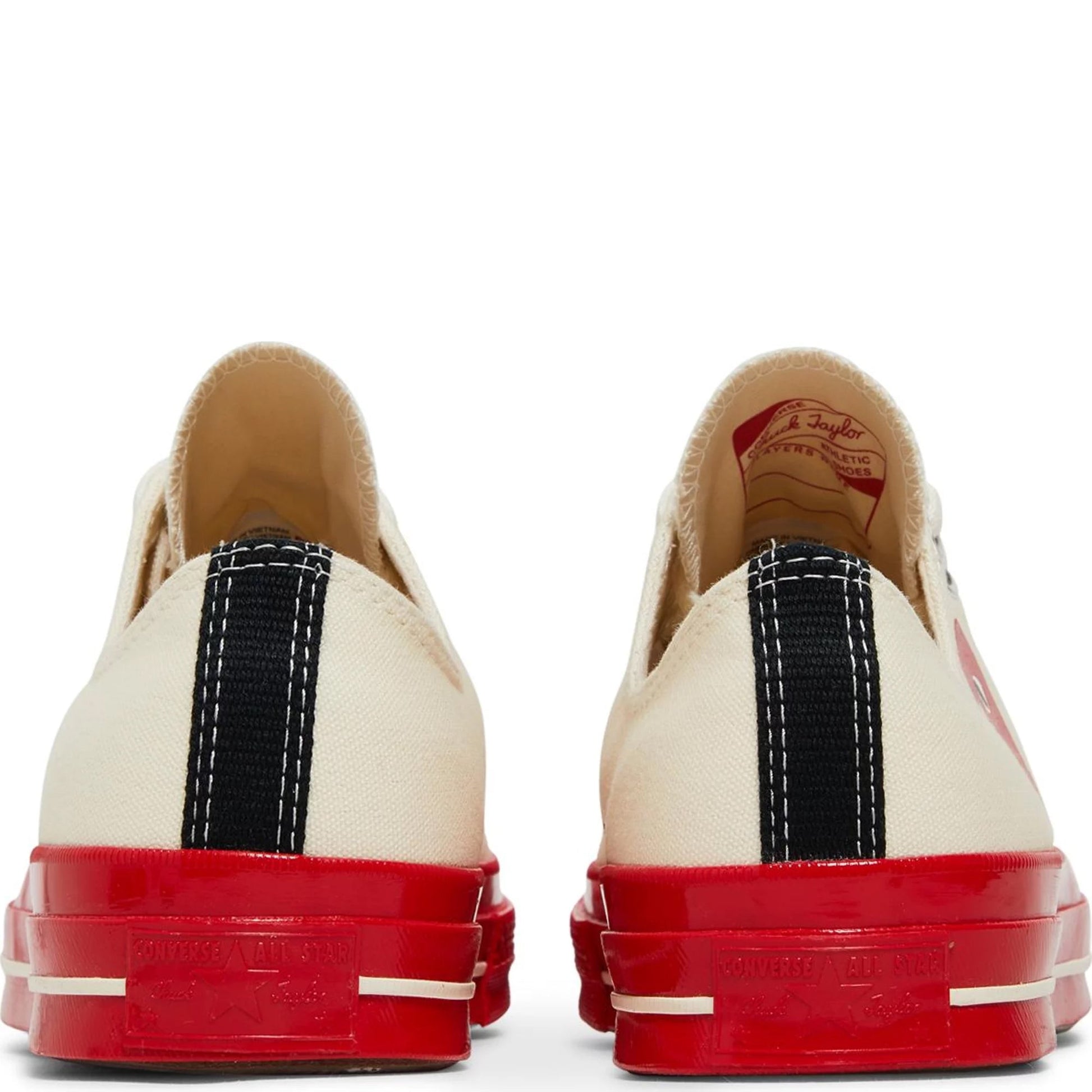 Off White/Red-