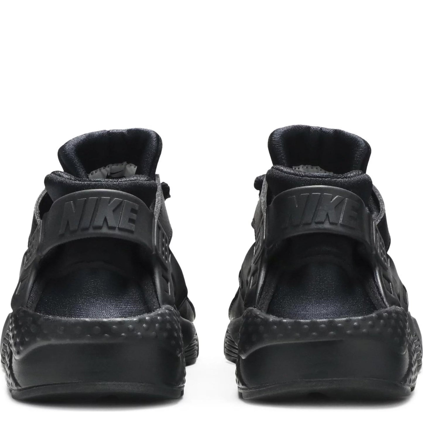 Nike Youth Air Huarache Run Gs 'Triple Black' Sneakers