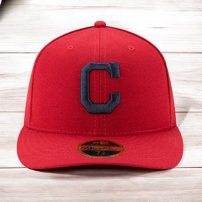 New Era Men's MLB Low Profile Authentic 5950 Indians