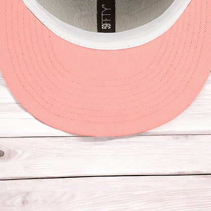 New Era Men's NBA 5950 Pink Glow Fitted Knicks