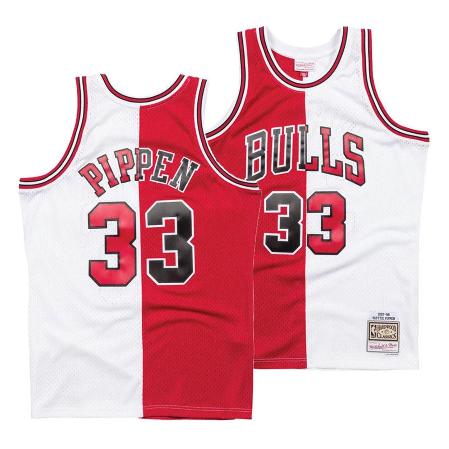 Mitchell & Ness NBA Split Swingman Jersey Chicago Bulls 1997 Scottie Pippen